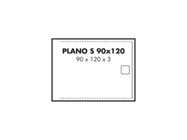 Polypex PLANO S 90x120 Duschwanne 90x120x3cm