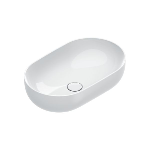 Catalano Sfera Aufsatzwaschbecken 60x42cm CATAglaze+, weiß 0522610001