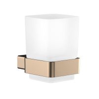 emco loft Glashalter Wandmodell, Kristallglas satiniert, bronze gebürstet 052001700