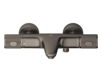 Vorschau: Grohe Precision Feel Thermostat-Wannenbatterie mit ProGrip Rändelstruktur, hard graphite gebürstet 34788AL0 