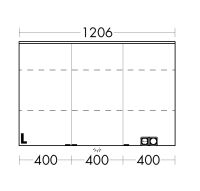 Vorschau: Burgbad Sinea 3.0 LED-Spiegelschrank 120x80cm