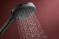 Vorschau: hansgrohe Raindance Alive Select S Brauseset mit Textilbrauseschlauch 160cm, brushed black chrome