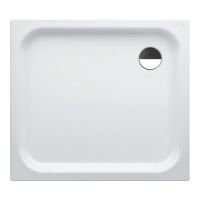 Laufen Platina Duschwanne 100x90cm flach 6,5cm, rechteckig, Stahl emailliert, weiß H2150310000401