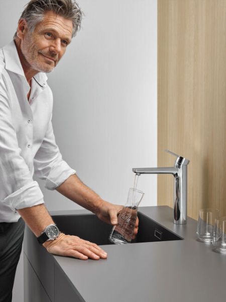 WimTec PROOF K4 HyPlus Küchenarmatur Hochdruck-Mischwasser 230V Netzbetrieb, chrom