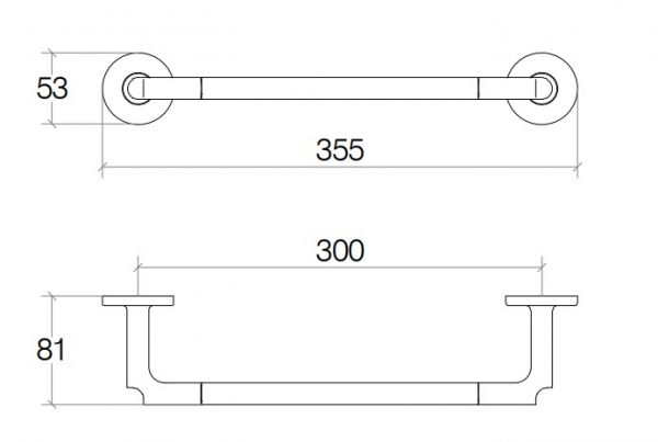 Lineabeta SBECÀ Handtuchhalter 35cm 61108.29