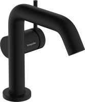 Hansgrohe Tecturis S Waschtischarmatur 110 Fine CoolStart wassersparend+, Push-Open, schwarz matt