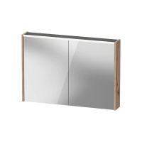 Duravit D-Code 2.0 LED-Spiegelschrank, eiche marmoriert DC7107055550000
