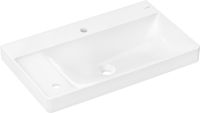 Vorschau: hansgrohe Xelu Q Waschtisch 80x48cm Ablage links & Hahnloch für Bedienelement, weiß