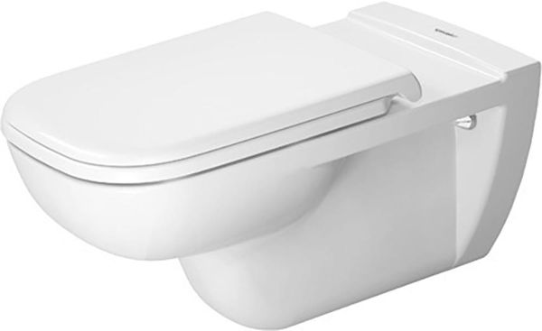 Duravit D-Code Wand-WC 70x36cm, eckig, barrierefreie Ausführung, HygieneGlaze, weiß 2228092000
