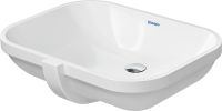 Vorschau: Duravit D-Code Unterbauwaschtisch rechteckig 56x40cm, mit Überlauf, ohne Hahnloch, weiß 0338560000