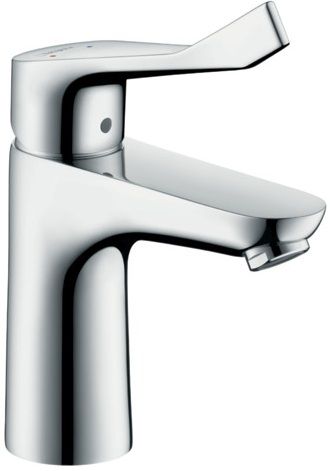 Hansgrohe Focus Einhebel-Waschtischmischer 100 mit extra langem Griff ohne Ablaufgarnitur