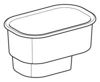 Vorschau: Geberit Bambini Sitzbadewanne oval 71,5x46,5cm, weiß_2