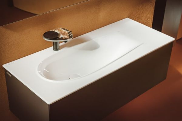 Laufen IL BAGNO ALESSI Aufsatz-Waschtisch, 120x50cm, weiß, H8179794001041