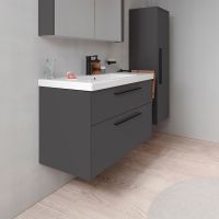 Vorschau: Duravit D-Code Möbelset 100cm Waschtisch mit Unterschrank