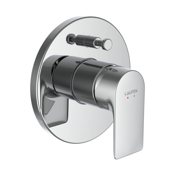 Laufen Cityplus Fertigmontageset für Unterputz-Bademischer inkl. Sicherheitseinrichtung, chrom HF505389100000