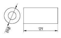 Vorschau: Avenarius Universal Flacon-Halter Standmodell, chrom