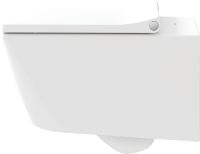 Vorschau: Duravit Viu Wand-WC 57x37cm, eckig, WonderGliss, rimless, weiß 25110900001