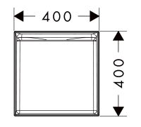 Vorschau: hansgrohe Xuniva Evo E Aufsatzwaschtisch 40x40cm mit Ablaufventil, SmartClean & HygieneEffect, weiß