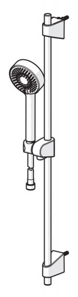 Hansa Hansabasicjet Wandstangen-Set 720mm, 3-strahlig, chrom