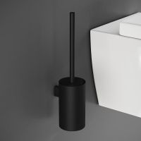 Cosmic Architect S+/Black & White Toilettenbürstenhalter Wandmontage, schwarz matt