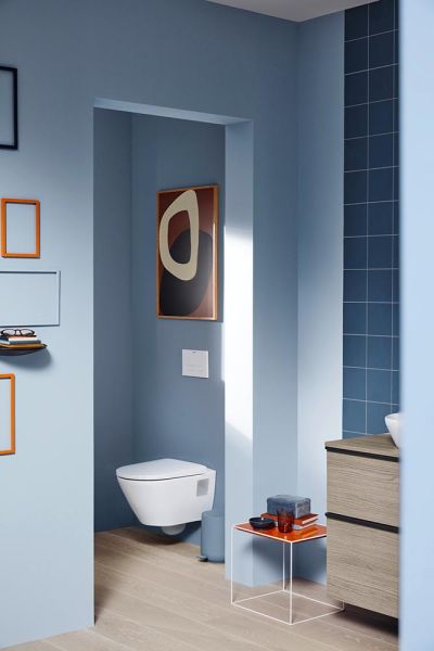 Duravit D-Neo Wand-WC Set inkl. WC-Sitz mit Absenkautomatik, 48x37cm, rimless, weiß