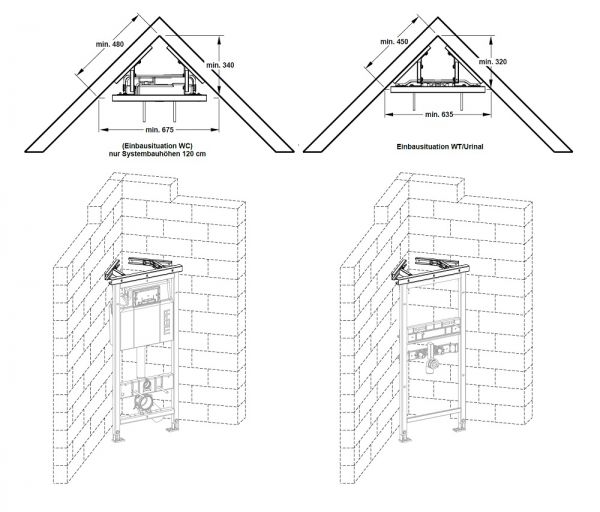 MEPA Montagemodul Eckinstallation