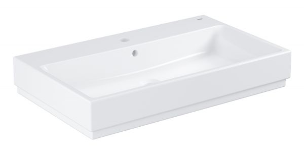 Grohe Cube Keramik Aufsatzwaschtisch 80x49cm, weiß PureGuard