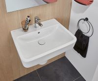 Vorschau: Villeroy&Boch O.Novo Waschbecken 60x46cm 1 Hahnloch mit Überlauf_1