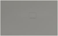 Vorschau: Villeroy&Boch Squaro Infinity Quaryl®-Duschwanne, Eckeinbau rechts gegen Wand, 160x100cm, grey, UDQ1610SQI2RV-3S