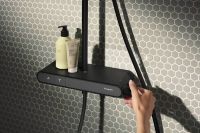 Vorschau: hansgrohe Activera Q Duschsystem 290 1jet EcoSmart+ ShowerTablet Select, schwarz matt