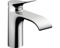 Vorschau: hansgrohe Vivenis Waschtischarmatur 80 CoolStart, Zugstangen-Ablaufgarnitur, chrom