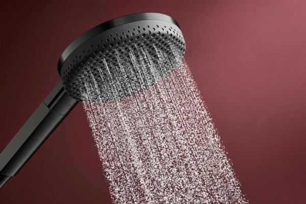 hansgrohe Raindance Alive Select S Brauseset mit Textilbrauseschlauch 160cm, brushed black chrome