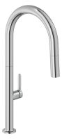 Kludi AUREA Küchenarmatur mit ausziehbarer Brause, chrom 558520575