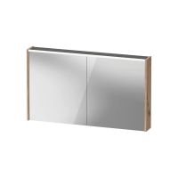 Duravit D-Code 2.0 LED-Spiegelschrank, eiche marmoriert DC7108055550000