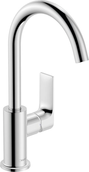 Hansgrohe Rebris E Einhebel-Waschtischarmatur 210 mit Schwenkauslauf, chrom 725760001