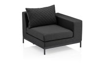 Vorschau: KETTLER EGO MODULAR Sofa-Lounge-Set 4-teilig, 2,6x1,9m, Sunbrella®, anthrazit/ sooty