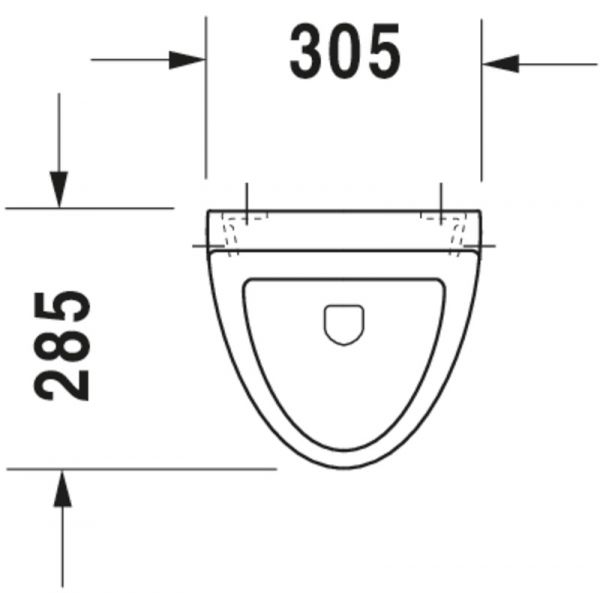 Duravit Fizz Urinal, weiß