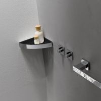 Vorschau: emco loft Eckseifenkorb, chrom/schwarz 054500503 