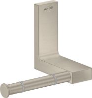 Axor Universal Rectangular Toilettenpapierhalter, brushed nickel 42656820
