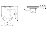 Vorschau: Laufen Pro Liberty WC-Sitz mit Deckel barrierefrei, abnehmbar, Befestigung Edelstahl, weiß 89895.0