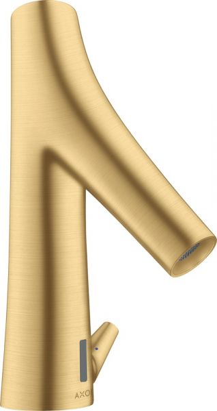 Axor Starck Organic Elektronik-Waschtischmischer m.Temperaturregulierung, m.Netzanschluss brushed gold optic 12173250