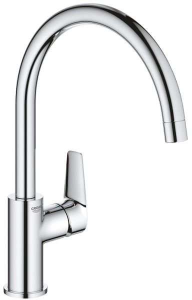 Grohe BauEdge Wasserhahn mit Grohe Zero, chrom