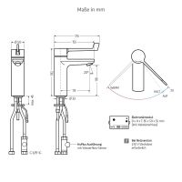 Vorschau: WimTec PROOF E4 Klinik - HyPlus HDM 230V Netzbetrieb Waschtischarmatur Mischwasser, chrom