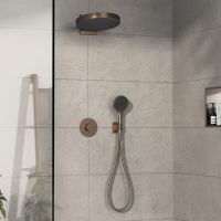 Vorschau: Hansgrohe ShowerSelect Comfort S Thermostat brushed bronze 15554140