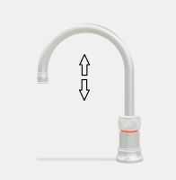 Vorschau: Quooker Nordic Round Twintaps Set Kochend-Wasserhahn und Mischbatterie, rund