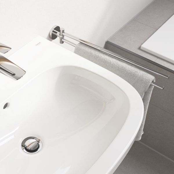 Grohe Quickfix Start Handtuchhalter 44cm, 2-armig, schwenkbar