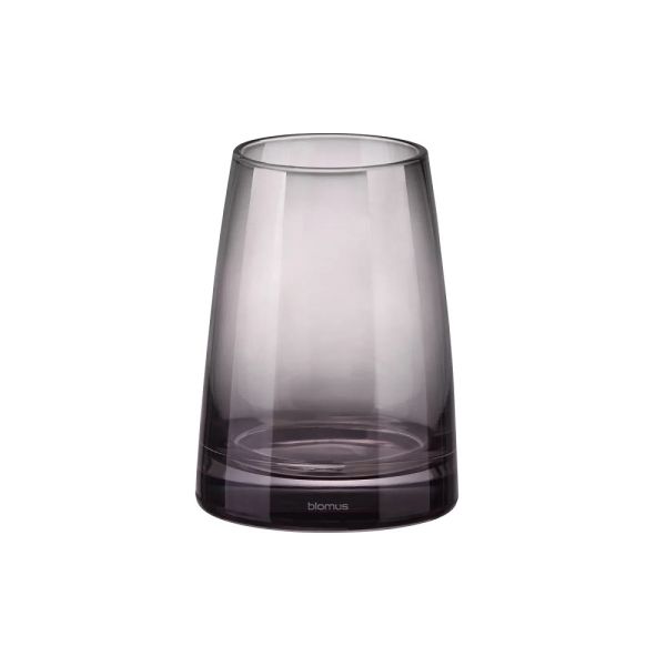 blomus AVA Zahnputzbecher aus Glas, schwarz