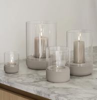 Vorschau: blomus CALMA Windlicht Ø7cm, Größe XS, Set 2 Stk., light gray