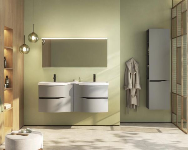 Burgbad Sinea 3.0 LED-Spiegel 140x63cm passend zu Doppelwaschtisch