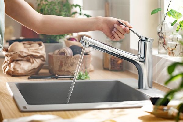 Hansgrohe Zesis M33 Küchenarmatur ausziehbar chrom 74800000